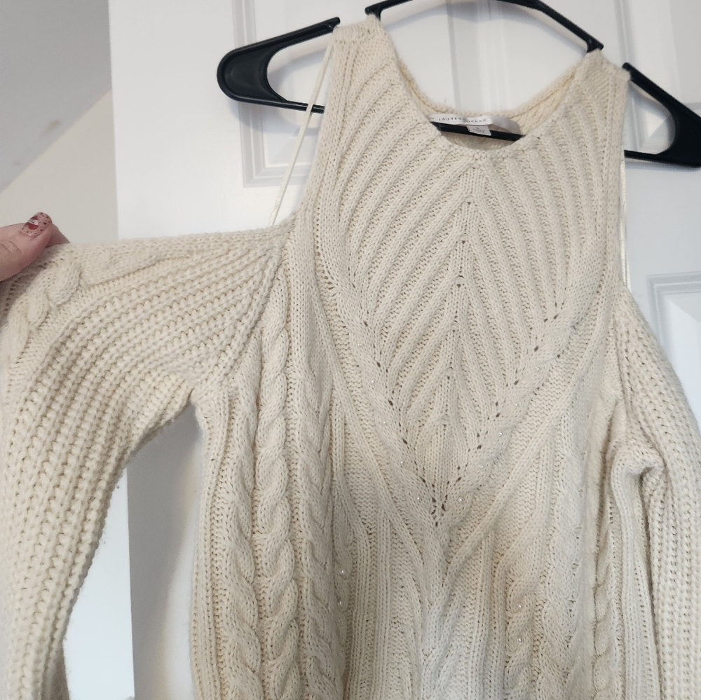 Off shoulder sweater